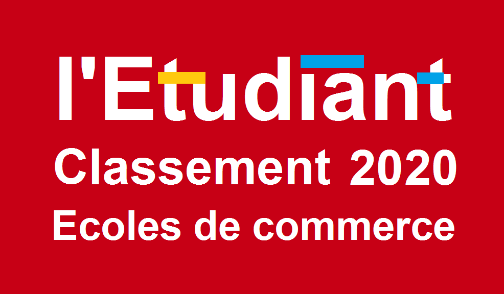 Classement écoles de commerce 2020 par l&rsquo;Etudiant